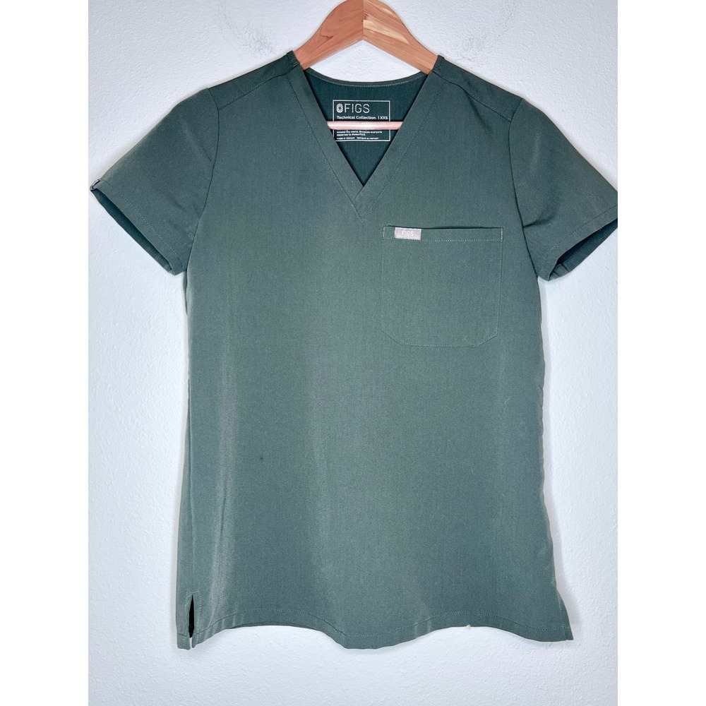 FIGS Scrubs Catarina Top XXS Bonsai Nursing Medical Surgical Dental Hospital